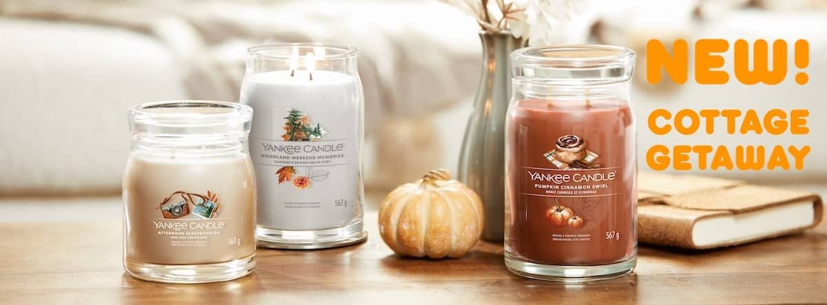 Cottage Getaway nouvelle collection automne 2024 Yankee Candle